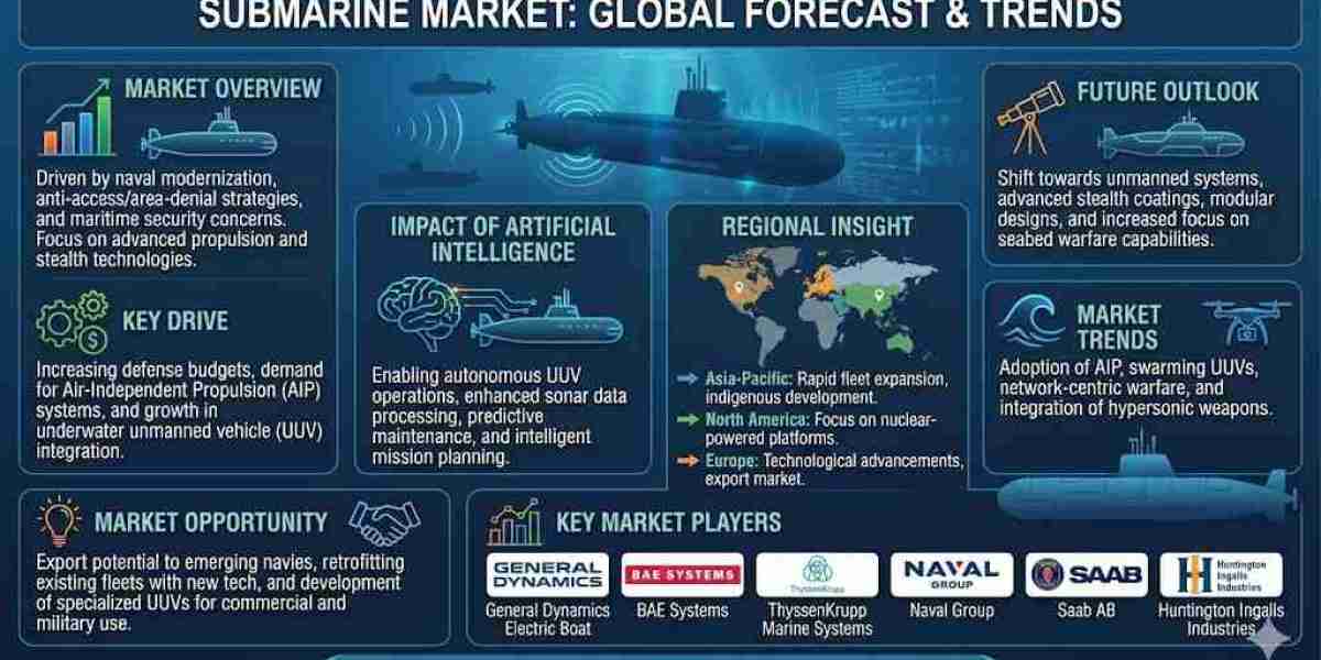 Anti Submarine Warfare Market and Submarine Combat Systems Market: Strategic Drivers Shaping the Submarine Industry